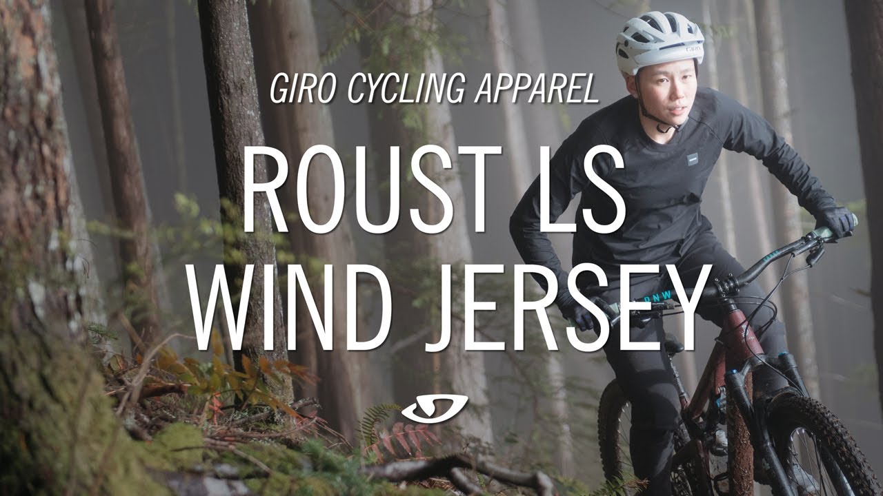 The Giro Roust Long Sleeve Wind MTB Jersey