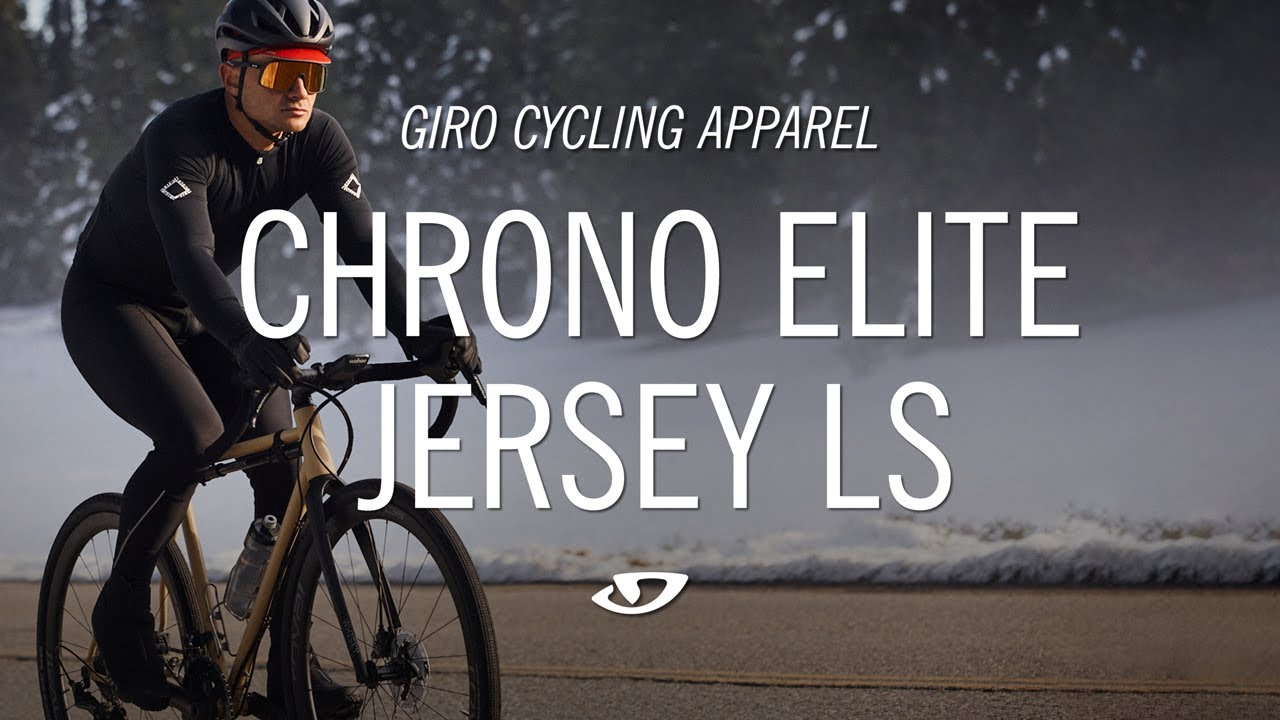 The Giro Chrono Elite Long Sleeve Cycling Jersey